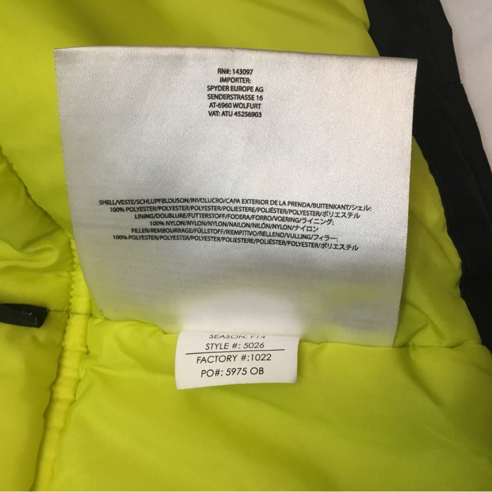 SPYDER WINTER JACKET - Picture 10 of 12